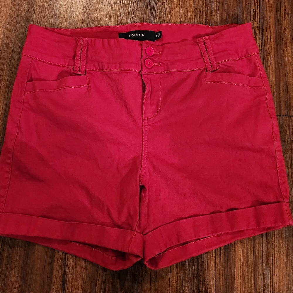 Torrid Cuffed Shorts